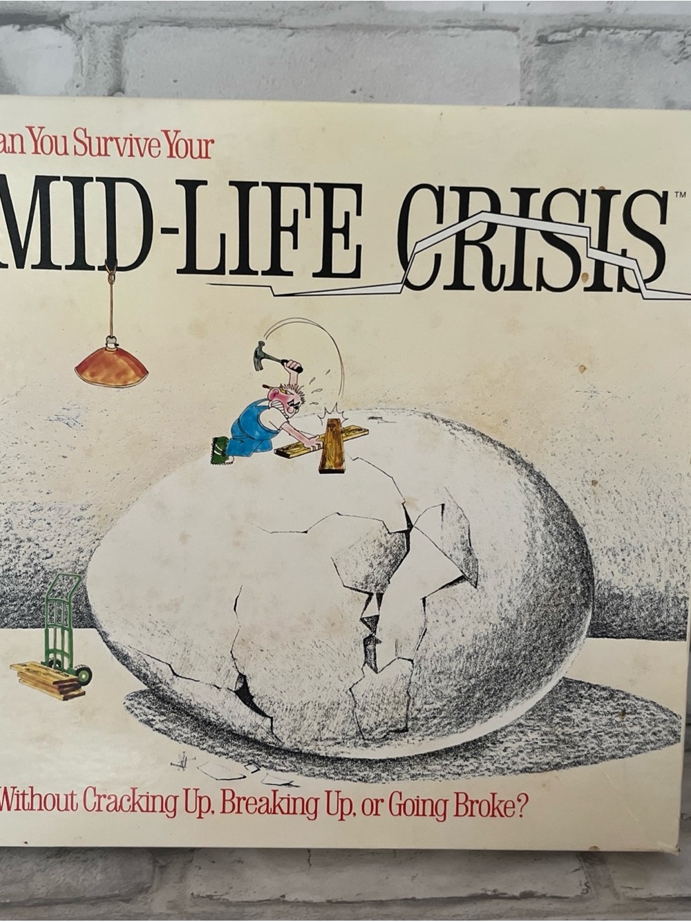 Mid-Life Crisis Vintage Board Game complete  crack up break up go broke